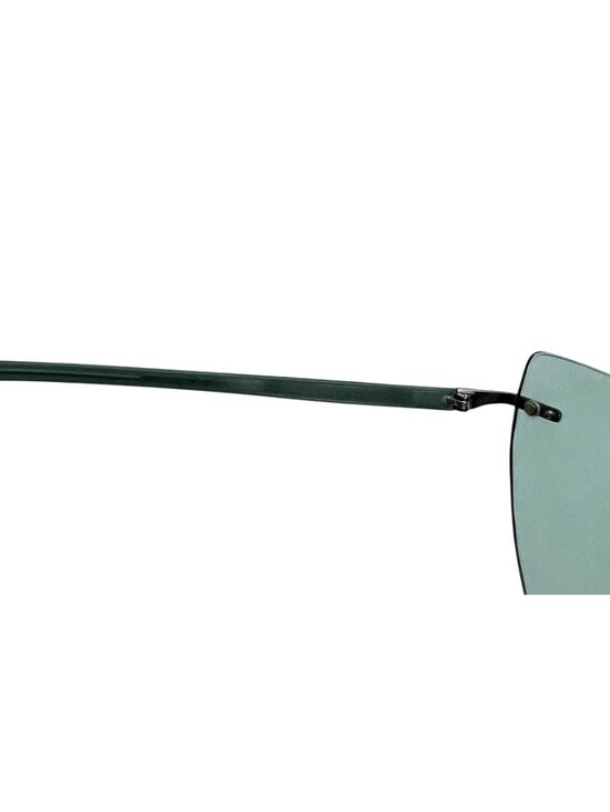 Andy Wolf White Heat Rimless Sunglasses in Sea Blue